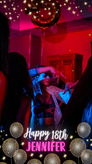 Birthday Snapchat Geofilters